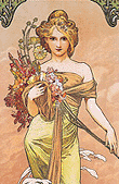 Alfons Mucha - Spring 1900