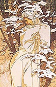 Alfons Mucha - Winter 1900