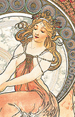 Alfons Mucha - The Arts - Painting