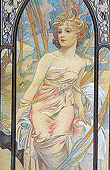 Alfons Mucha - The Times of Day - Brightness of Day