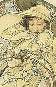 Alfons Mucha - Callendar - February