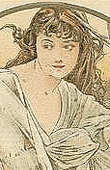 Alfons Mucha - Callendar - October
