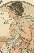 Alfons Mucha - Callendar - September